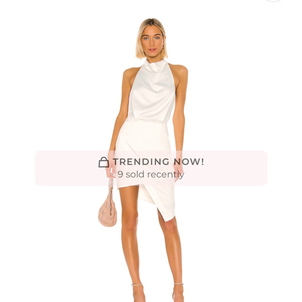 Elliatt White Satin Dress